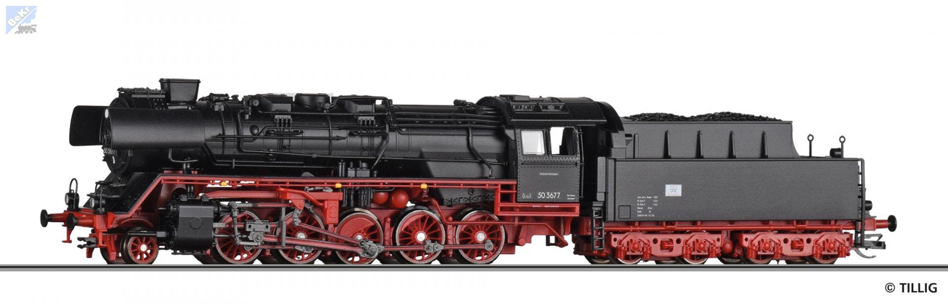 Tillig 04292 Parní lokomotiva BR 50 3677 DR