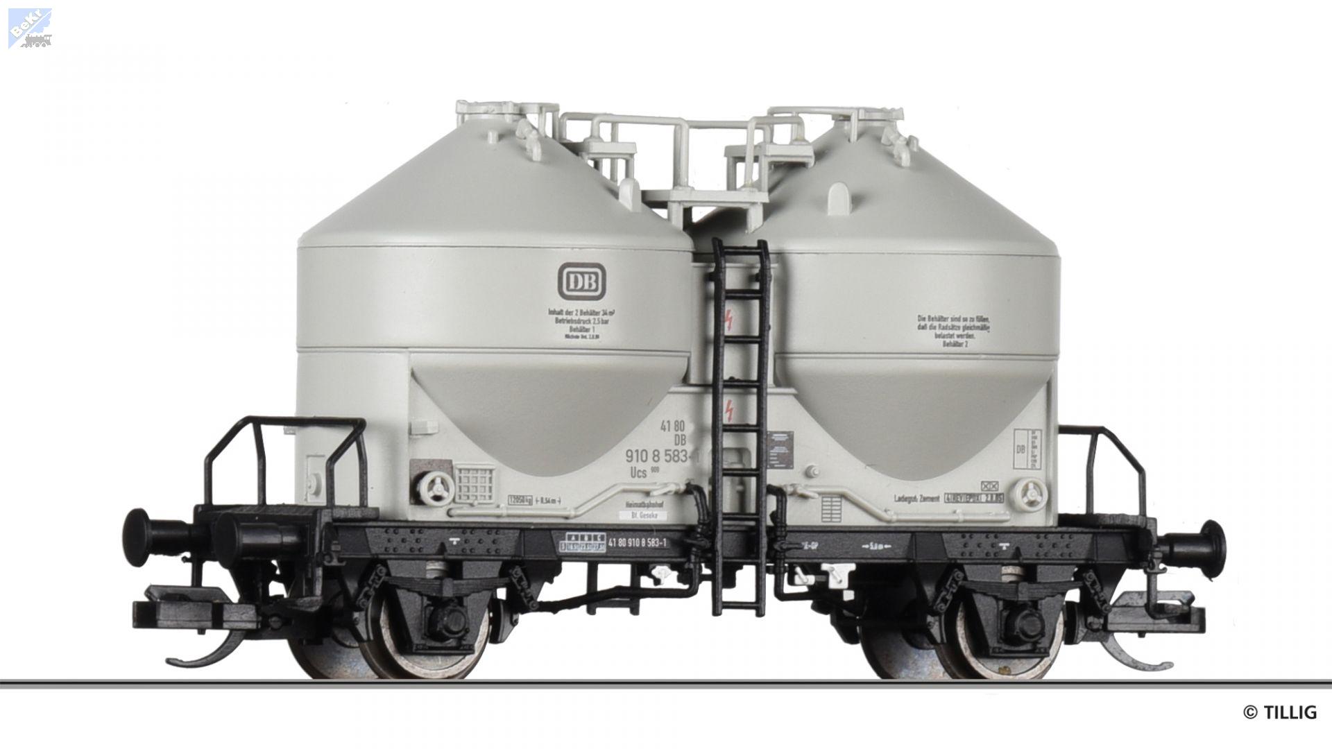 Tillig 17772 Nádobový 2-osý vůz na přepravu vápna Ucs 909 DB