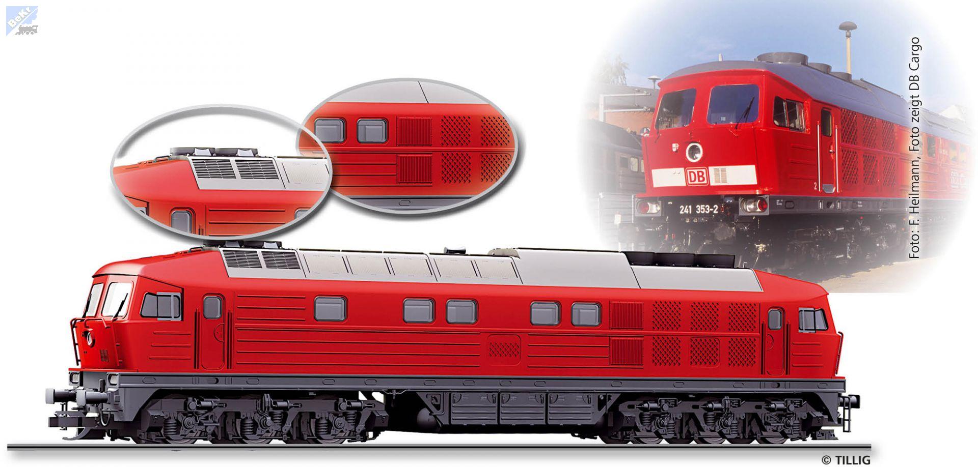 Tillig 05771 Dieselová lokomotiva BR 241 697-2 “Railion DB Logistics” DB AG Ragulín