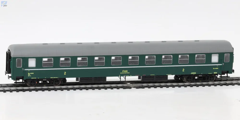 Igra model 97110057 Osobní 4-osý vůz 2. tř., Bai 4dv. BRATISLAVSKÁ DRÁHA, vozové depo BRNO 1 ČSD