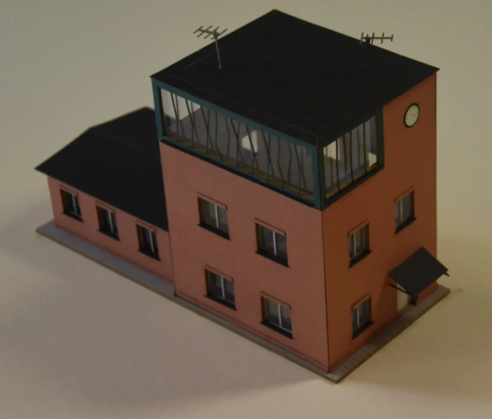 BuBi-model TT60153 Hradlo Wernigerod, 143 x 76 x 143 mm, barvená stavebnice Laser-Cut !!! AKCE !!!