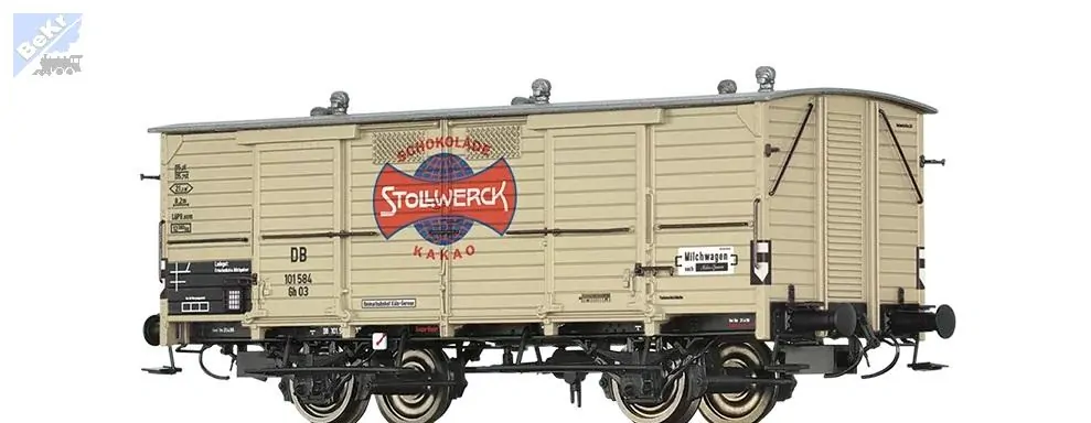 Brawa 50355 Uzavřený 2-osý vůz Gh03 "Stollwerck" DB