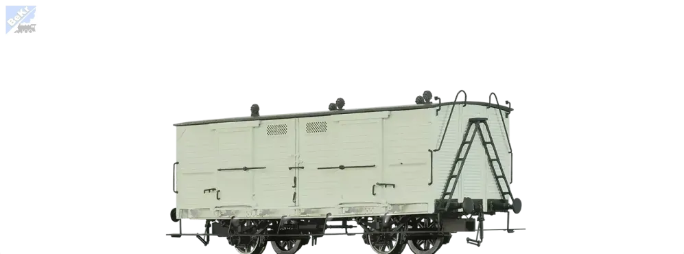 Brawa 50357 Uzavřený 2-osý vůz na přepravu mléka K.Bay.Sts.B.