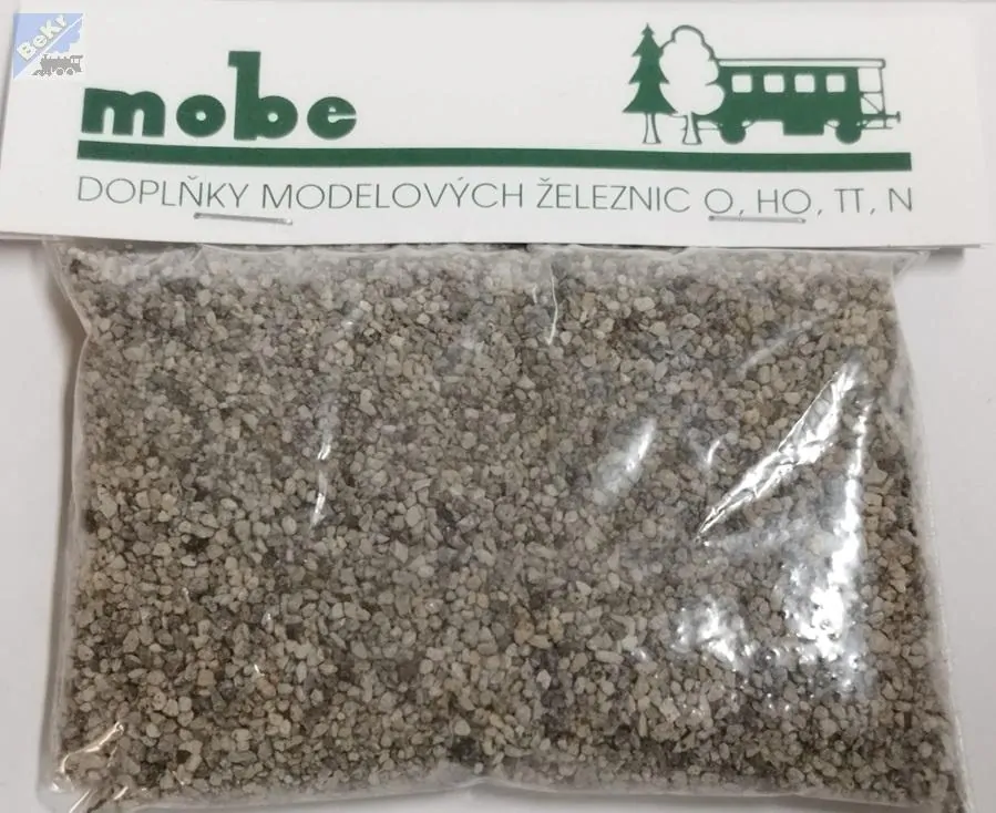 Mobe 552012 Štěrk míchaný šedý přírodní, cca 170g