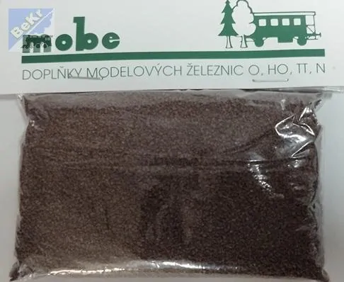 Mobe 538022 Štěrk tmavě hnědý jemný, cca 170g 
