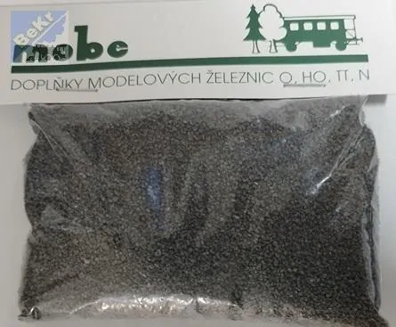Mobe 532032 Štěrk tmavě šedý jemný, cca 170g