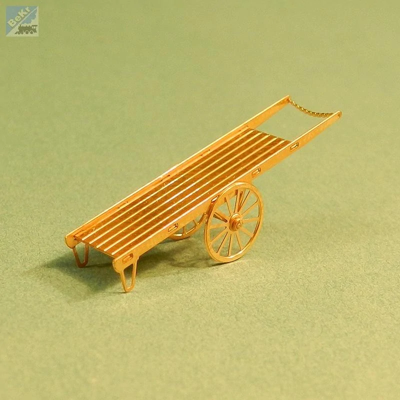 Miniatur MTL23a Ruční kára dvoukolák plošinový , stavebnice z leptaného plechu