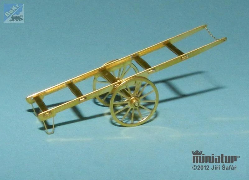 Miniatur MTL23 Ruční kára dvoukolák, stavebnice z leptaného plechu