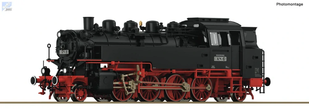 Roco 7180009 Parní lokomotiva BR 86 1435-6 DR