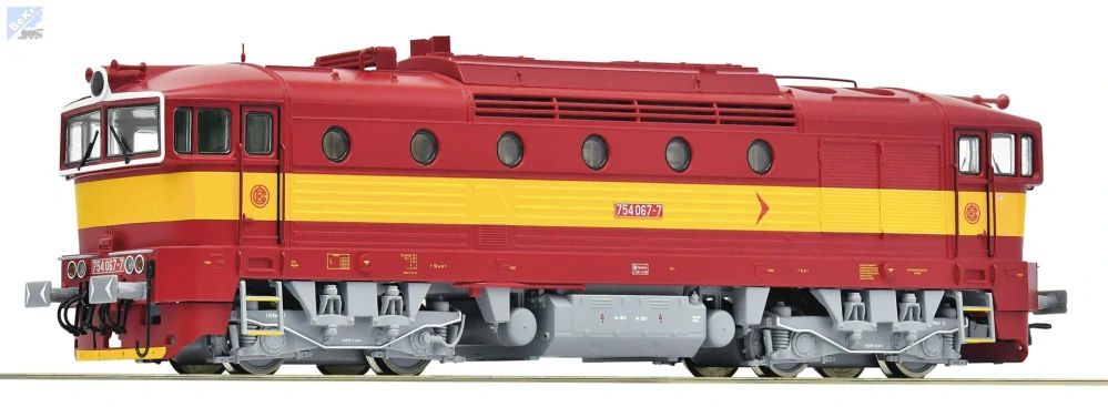 Roco 7310055 Dieselová lokomotiva 754 067-7 ČSD  Brejlovec se zvukem