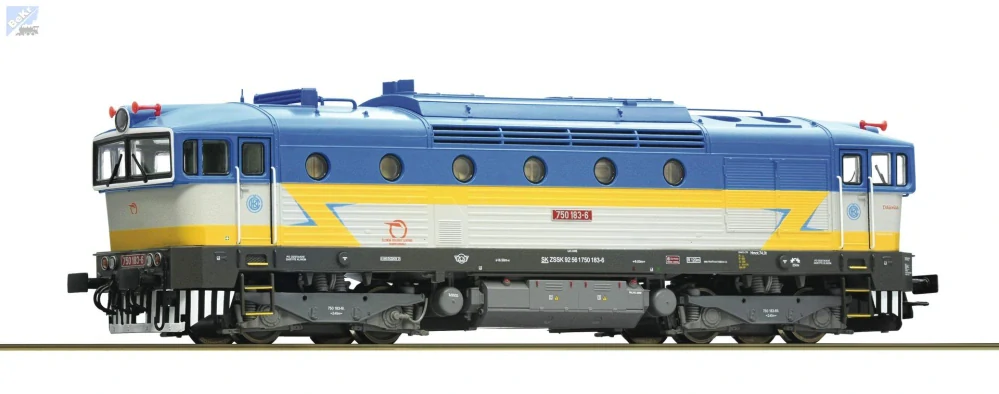 Roco 7310056 Dieselová lokomotiva 750 183-6 ZSSK Brejlovec se zvukem