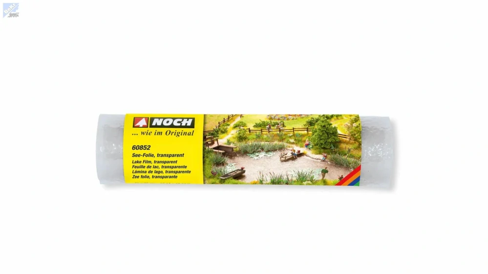 Noch 60852 Imitace vodní hladiny průhledná - fólie, rozměr 410 x 260 mm !!! AKCE !!!