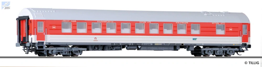 Tillig 16710 Lůžkový 4-osý vůz WLABee ZSSK