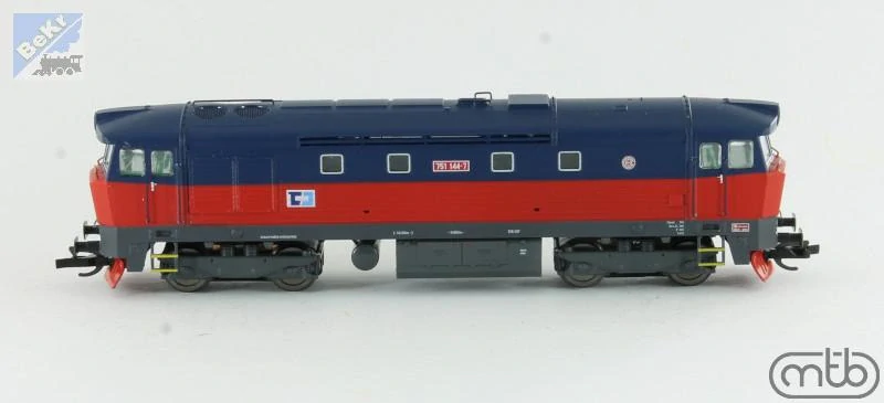 MTB 751144 Dieselová lokomotiva 751 144-7 ČD Cargo Zamračená