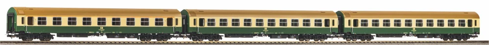 Piko 58278 Set tří osobních 4-osých vozů 1x 1. tř. A Y, 2x 2. tř. B Y, DR !!! AKCE !!!