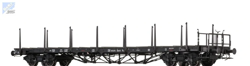 Brawa 50651 Plošinový 4-osý vůz SSlm 16 s klanicemi a brzdařskou plošinou DB !!! AKCE !!!