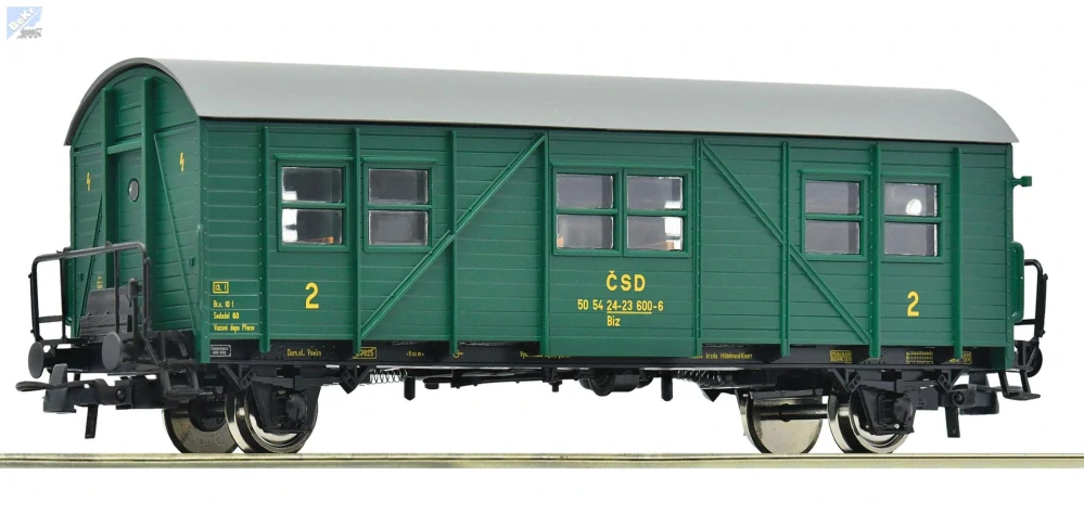 Roco 6200089 Osobní 2-osý vůz 2. tř. Biz ČSD