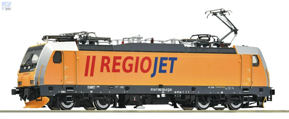 Roco 7500102 Elektrická lokomotiva 386 204-2 TRAXX MS2e REGIOJET  CZ-RJ