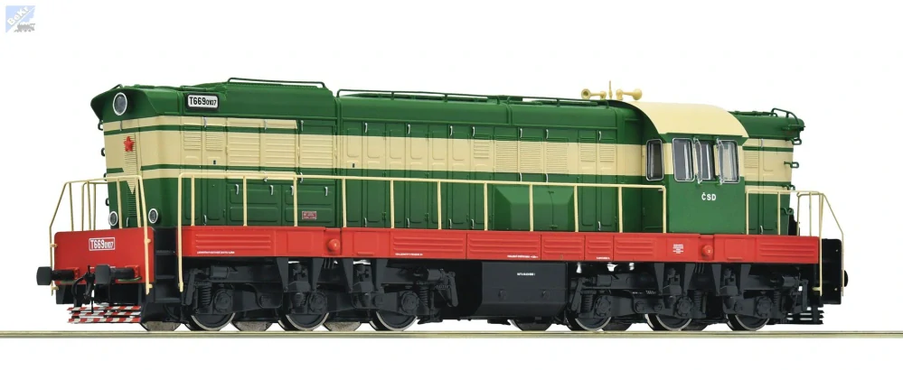 Roco 7310012 Dieselová lokomotiva T669 0107 ČSD Čmelák se zvukem