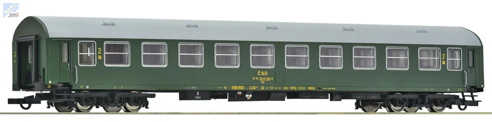 Roco 6200169 Osobní 4-osý vůz 2. tř. Ba Y/B-70 ČSD