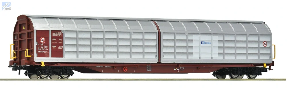 Roco 6660079 Uzavřený 4-osý vůz Habbillnss s posuvnými stěnami ČD Cargo