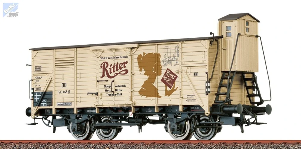 Brawa 50950 Uzavřený 2-osý vůz G10 "Ritter Sport" DB
