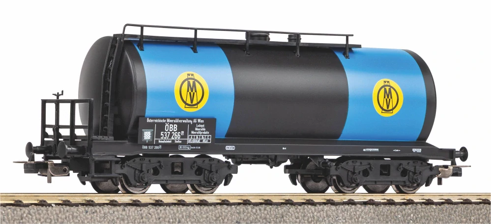 Piko 24538 Kotlový 4-osý vůz s brzdařskou plošinou OMV ÖBB