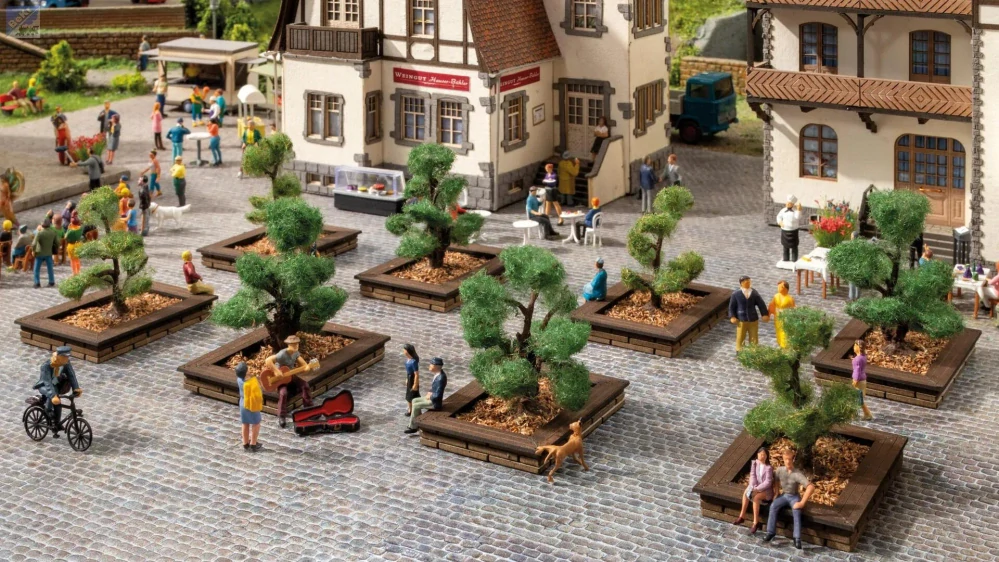 Noch 21546 Okrasné keře a stromky 4 - 5 cm/12ks