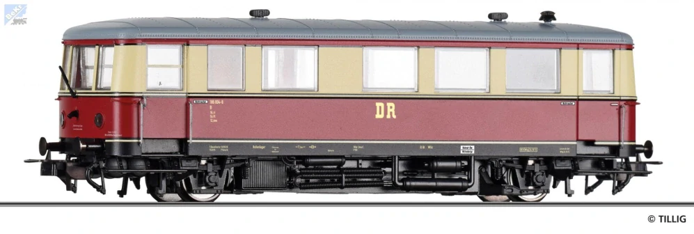 Tillig 73133 Motorový vůz BR 186 004-8 DR