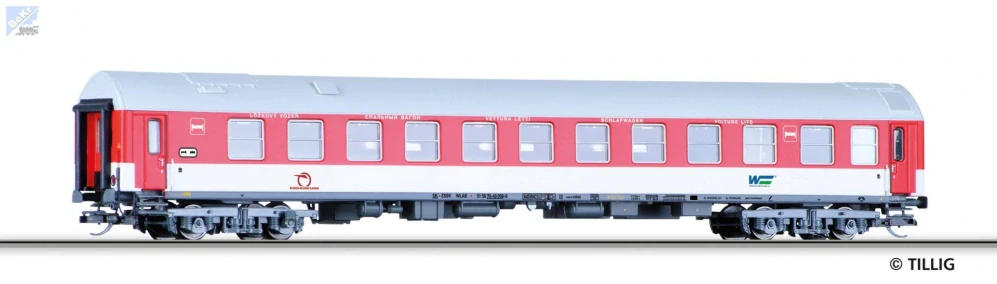 Tillig 16739 Lůžkový 4-osý vůz WLAB ZSSK