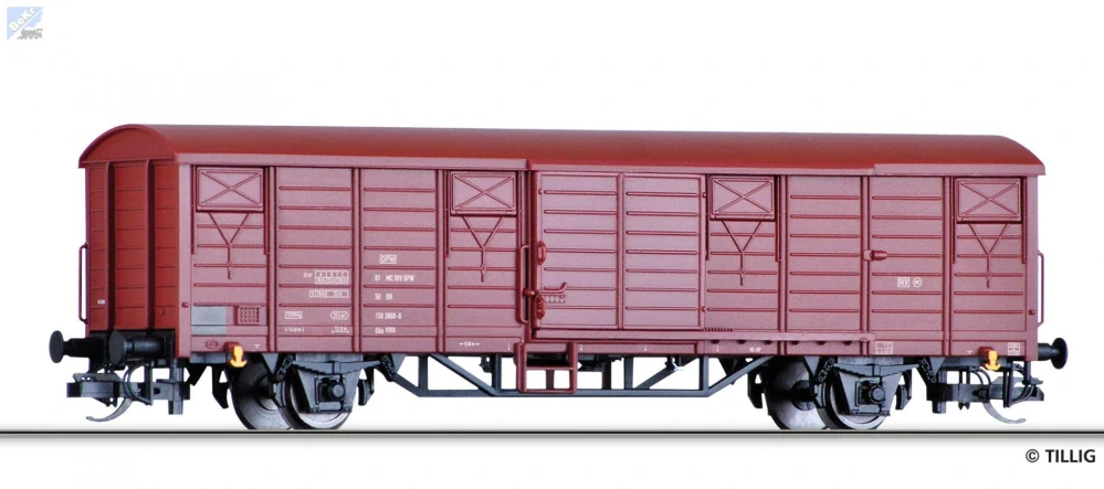 Tillig 17180 Uzavřený 2-osý vůz Gbs 1500 DB