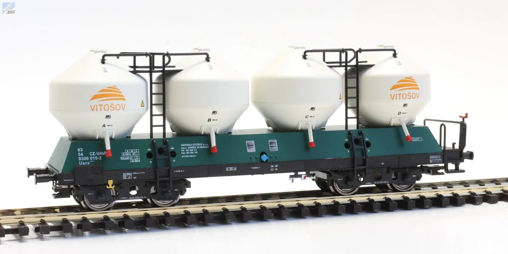 Igra model 96400004 Nádobový 4-osý vůz Uacs Vitošov 1 CZ - VAVI