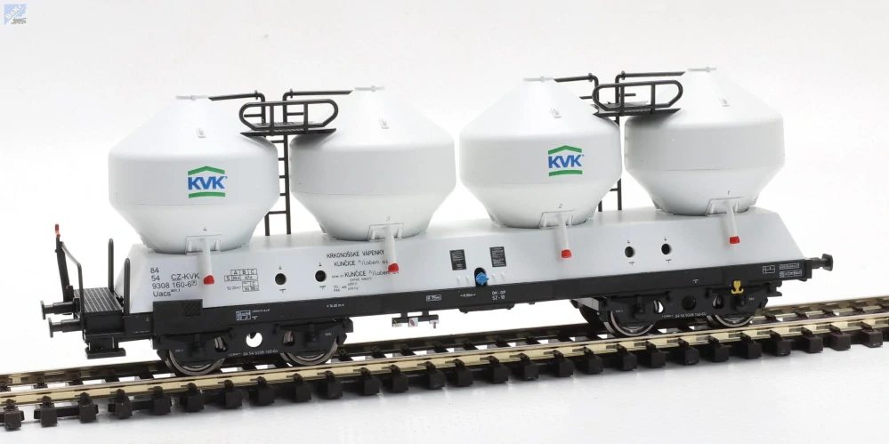 Igra model 96400014 Nádobový 4-osý vůz Uacs KVK 1 CZ - KVK