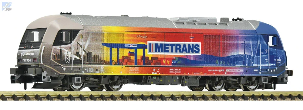 Fleischmann 7360029 Dieselová lokomotiva 761 102-3 Herkules METRANS SK - MTD
