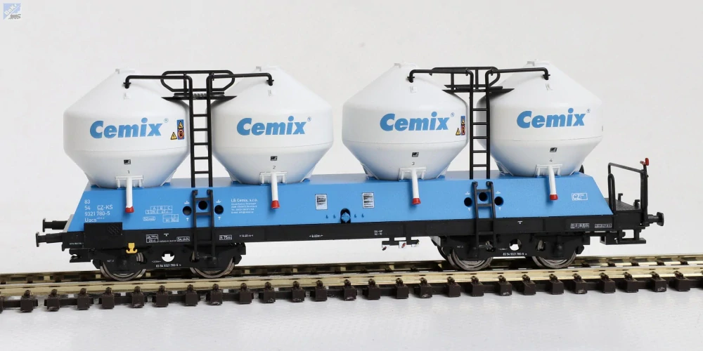 Igra model 96400016 Nádobový 4-osý vůz Uacs Cemix 1 CZ - KŠ