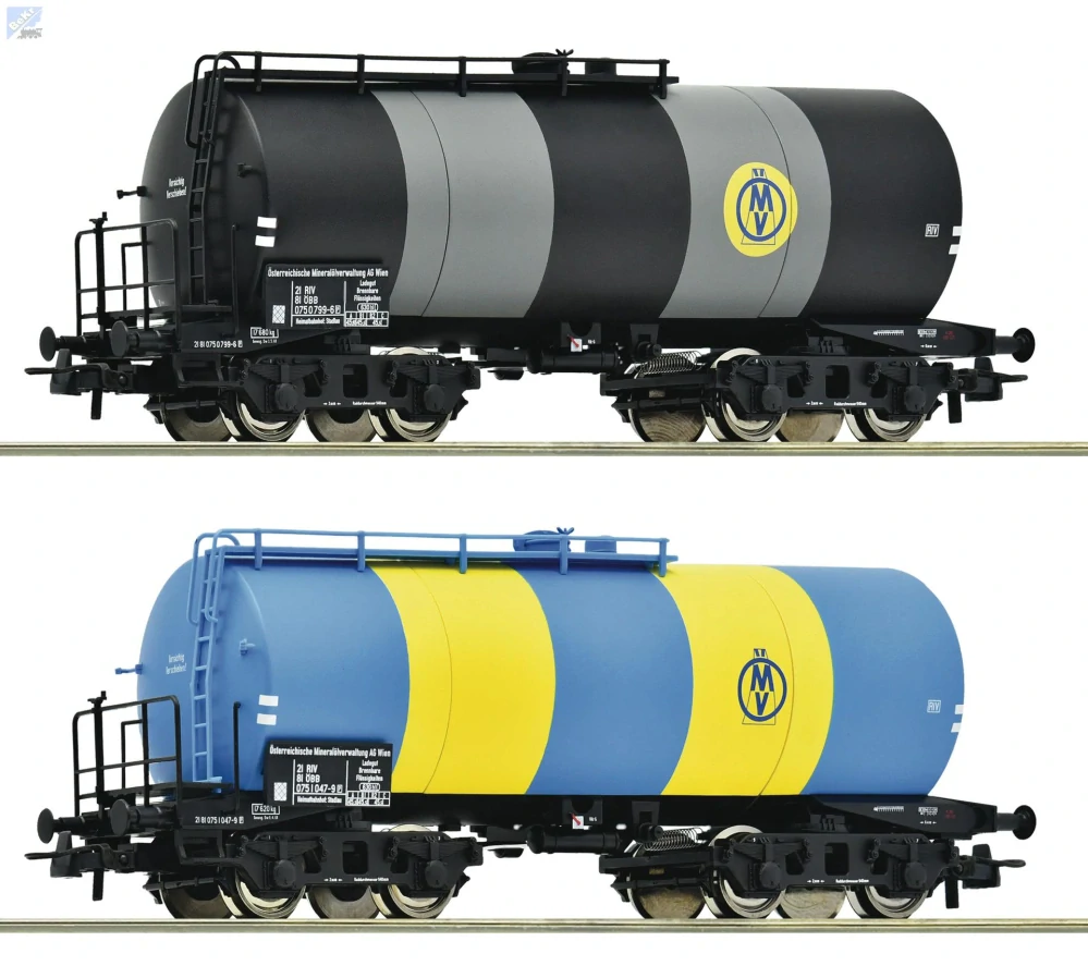 Roco 6600163 Set dvou kotlových 4-osých vozů ÖMV ÖBB