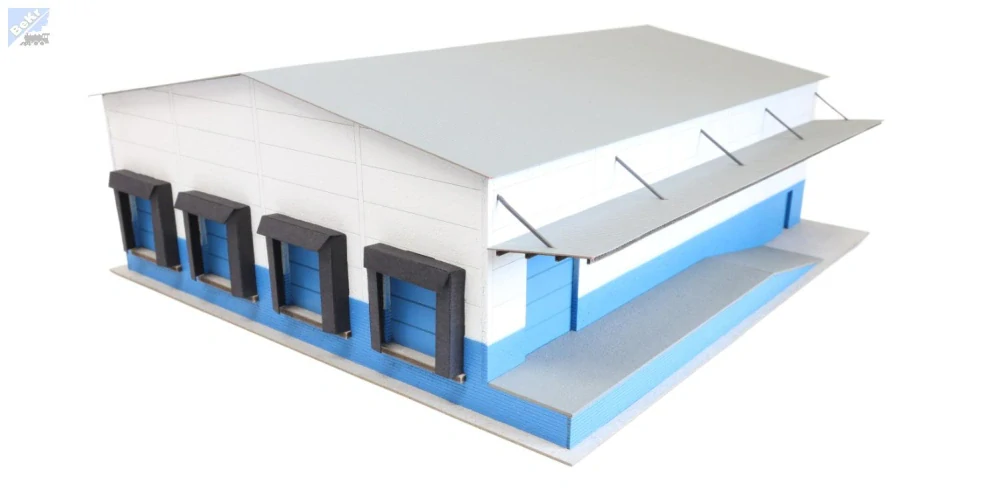 Igra model 232016 Skladovací hala, stavebnice Laser Cut