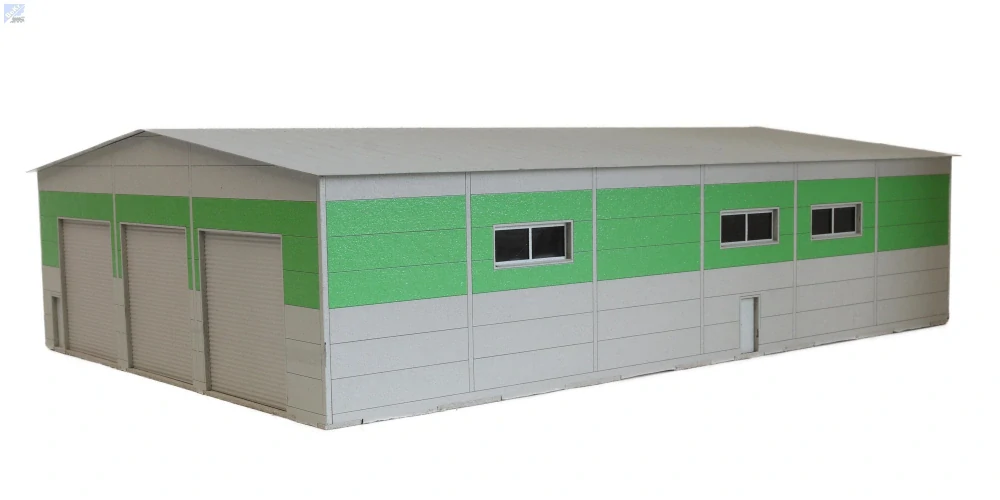 Igra model 232024 Hala typ 1, stavebnice Laser Cut 