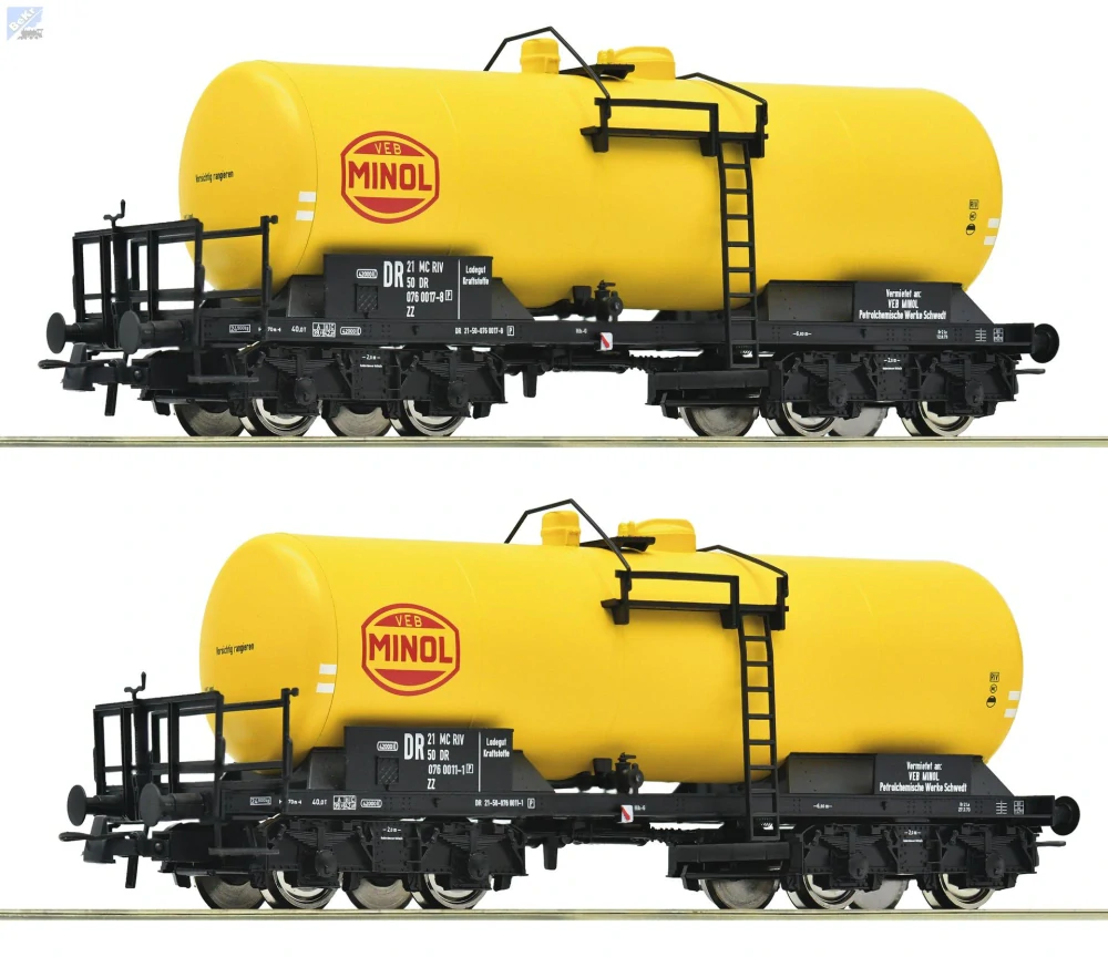 Roco 6600199 Set dvou kotlových 4-osých vozů ZZ MINOL DR