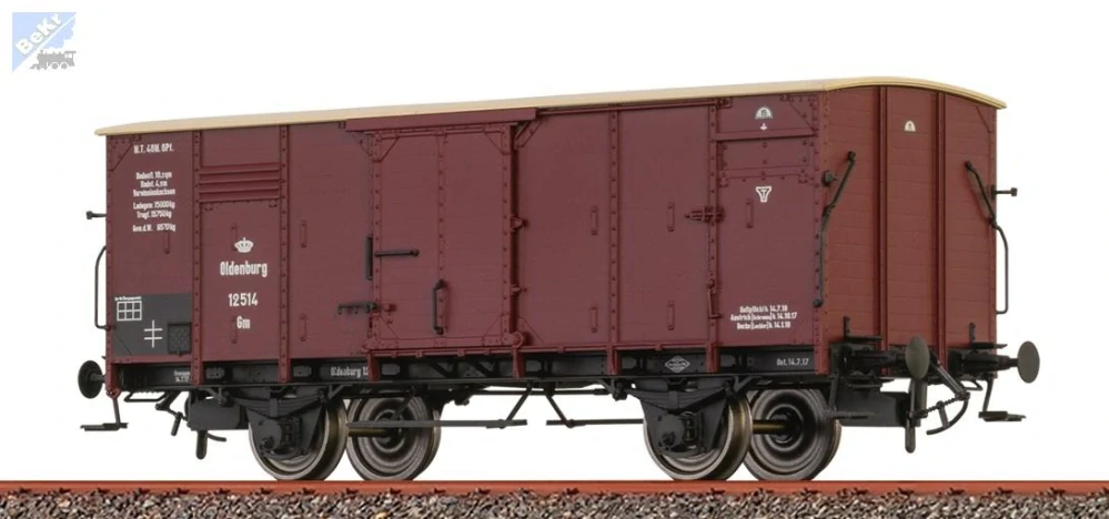 Brawa 51244 Uzavřený 2-osý vůz Gm G.O.S.