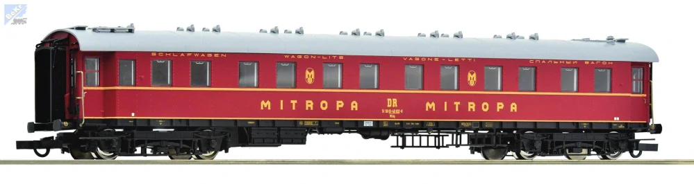 Roco 6200204 Lůžkový 4-osý vůz WLAg, MITROPA DR