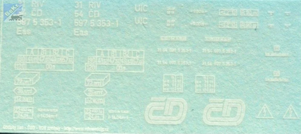Bramos 7001 60 Obtisk ČD Vsa/Eas 31 54 597 5 353-1