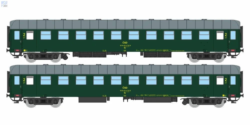 Igra model 97200032 Osobní 4-osý vůz 2. tř. Bp Depo-Zdice 1 ČSD