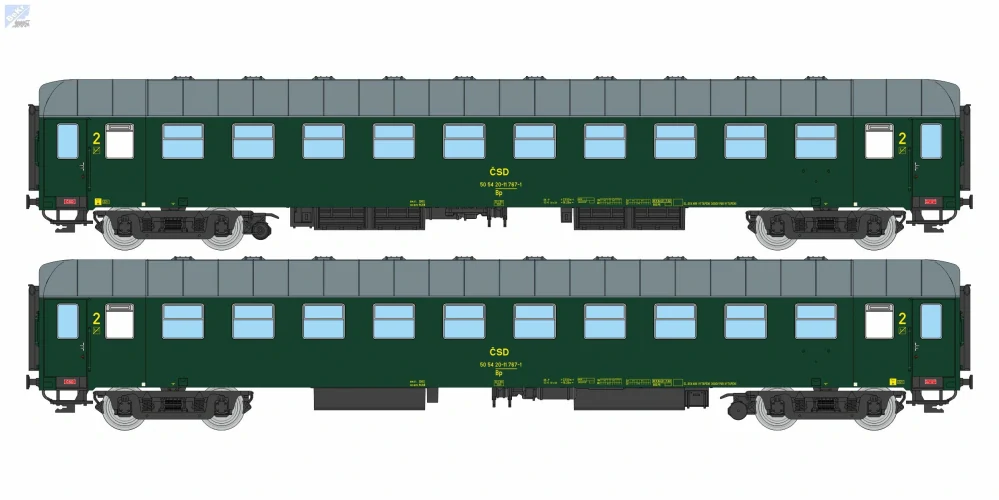 Igra model 97200033 Osobní 4-osý vůz 2. tř. Bp Depo-Zdice 2 ČSD