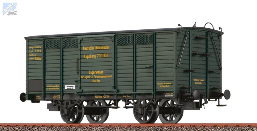 Brawa 48052 Uzavřený 2-osý vůz G "skladovací vůz" DRG