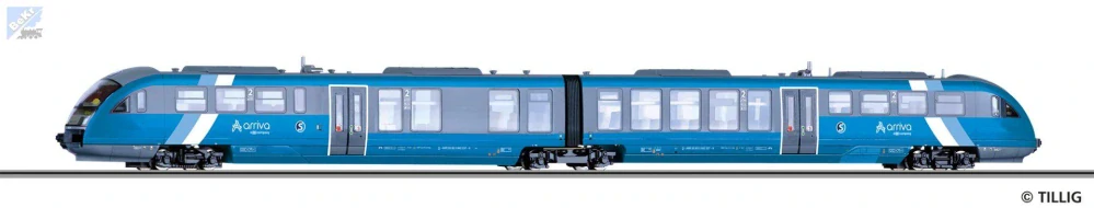 Tillig 04888 Motorový dvoudílný vůz BR 642 837-8 arriva D - ARR