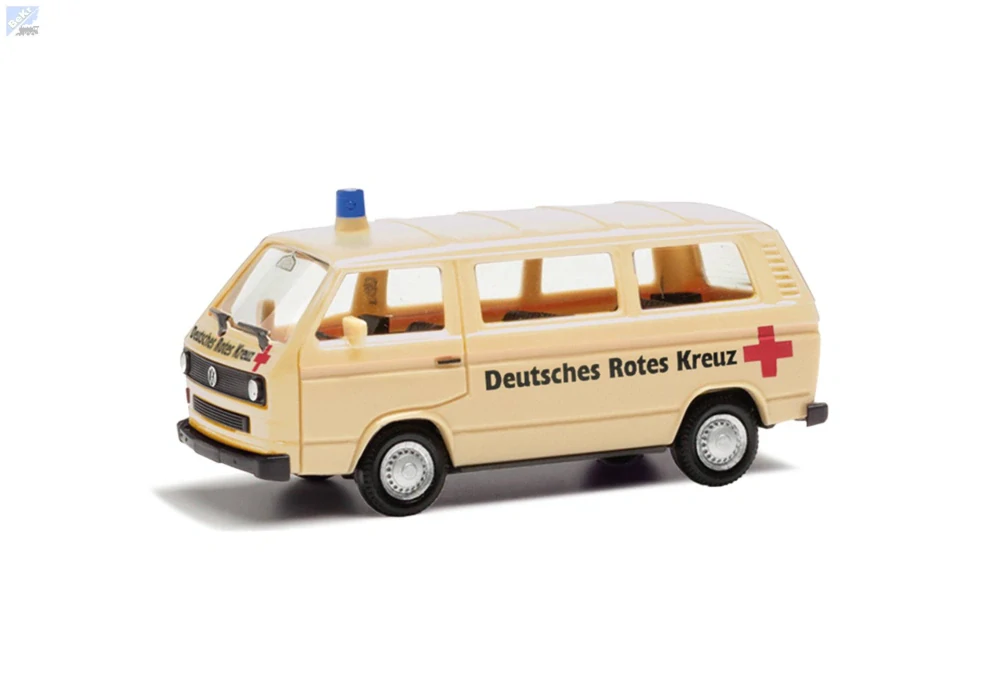 Herpa 097611 Volkswagen (VW) T3 Bully "Německý Červený kříž" (BASIC)