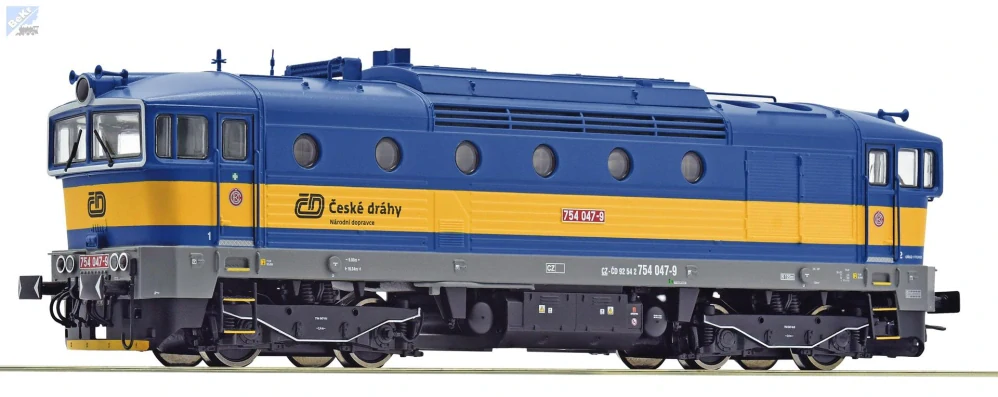 Roco 7300089 Dieselová lokomotiva 754 047-9 ČD Brejlovec