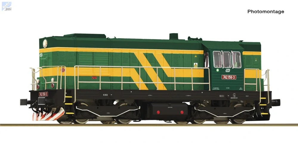 Roco 7300021 Dieselová lokomotiva 742 156-3 ČD Kocour