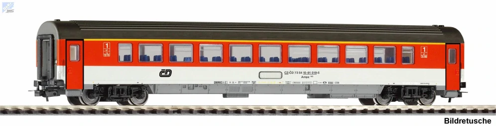 Piko 27744.  Osobní 4-osý vůz 1. tř. Ampz ČD